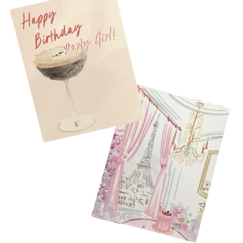 Set of Two (2) Greeting Cards, NWT